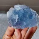 Natural Blue Cubic Fluorite  comes from Yaogangxian,Hunan 80*55*30MM - image 4