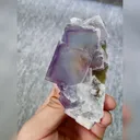Natural Blue Cubic Fluorite comes from Yaogangxian,Hunan 90*50*45MM - image 3