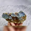 Natural Blue Cubic Fluorite comes from Yaogangxian,Hunan 95*65*25MM - image 3
