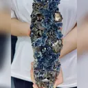 Natural Blue Cubic Fluorite comes from Yindu,Inner Mongolia 260*85*40MM - image 1