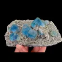 Natural Blue Cubic Fluorite, Mineral Specimen: Fujian,China (135*75*50MM) - image 4