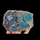 Natural Blue Cubic Fluorite, Mineral Specimen: Fujian,China (135*75*50MM) - image 3