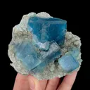 Natural Blue Cubic Fluorite, Mineral Specimen: Inner Mongolia,China (105*85*45MM) - image 2