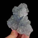 Natural Blue Cubic Fluorite, Mineral Specimen: Xianghualing,Hunan (105*80*40MM) - image 2