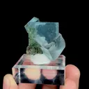 Natural Blue Cubic Fluorite, Mineral Specimen: Yaogangxian,Hunan (30*30*20MM) - image 1
