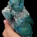 Natural Blue Cubic Fluorite Mineral Specimen,High Quality Specimen,FUJIAN,CHINA(210*118*77mm) - image 2