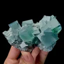 Natural Blue Cubic Fluorite Mineral Specimen,High Quality Specimen,FUJIAN,CHINA(91*53*40mm) - image 1