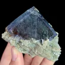 Natural Blue Cubic Fluorite Mineral Specimen,High Quality Specimen:YAO GANG XIAN,CHINA(83*75*60mm) - image 4
