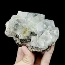 Natural Blue Cubic Fluorite Mineral Specimen,High Quality Specimen,YAO GANG XIAN,HUNAN,CHINA(105*70*45mm) - image 4