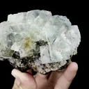 Natural Blue Cubic Fluorite Mineral Specimen,High Quality Specimen,YAO GANG XIAN,HUNAN,CHINA(105*70*45mm) - image 2