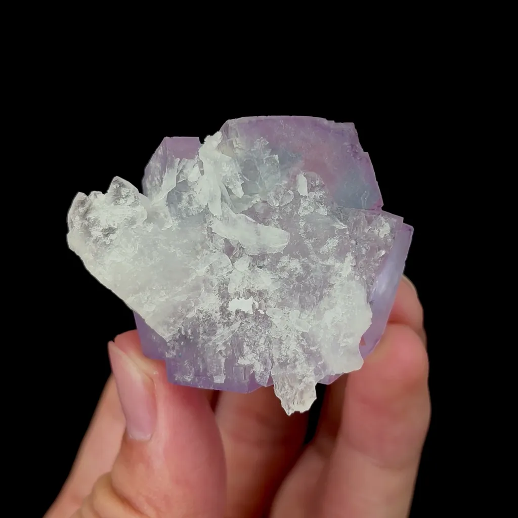 Natural Blue Cubic Fluorite Mineral Specimen,High Quality Specimen,YAO GANG XIAN,HUNAN,CHINA(40*50*25mm) - image 4