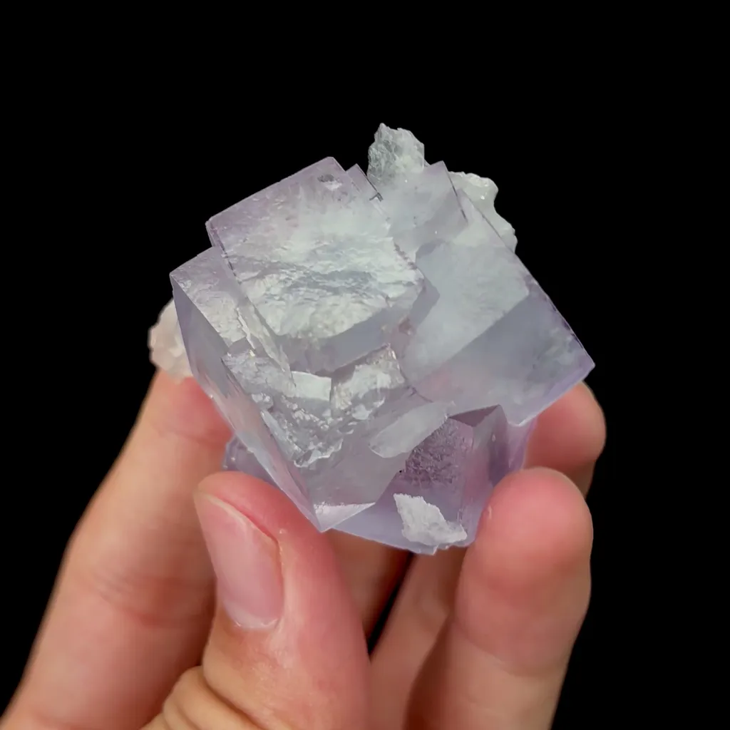 Natural Blue Cubic Fluorite Mineral Specimen,High Quality Specimen,YAO GANG XIAN,HUNAN,CHINA(40*50*25mm) - image 3