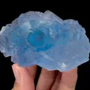 Natural Blue Cubic Fluorite Mineral Specimen,High Quality Specimen,YAO GANG XIAN,HUNAN,CHINA(80*55*30mm) - image 4