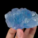 Natural Blue Cubic Fluorite Mineral Specimen,High Quality Specimen,YAO GANG XIAN,HUNAN,CHINA(80*55*30mm) - image 3