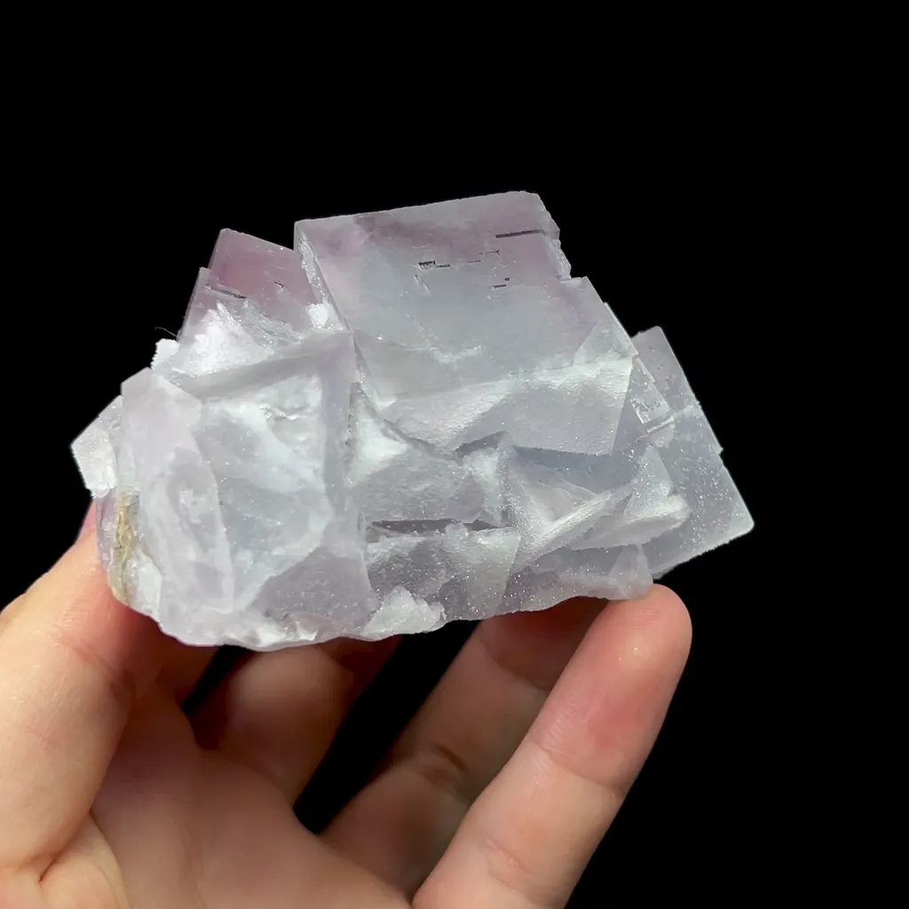 Natural Blue Cubic Fluorite Mineral Specimen,High Quality Specimen,YAO GANG XIAN,HUNAN,CHINA(90*50*45mm) - image 2