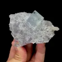 Natural Blue Cubic Fluorite Mineral Specimen,High Quality Specimen,ZHEJIANG,CHINA(77*64*33mm) - image 1