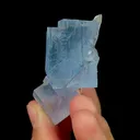 Natural Blue Cubic Fluorite, Mineral Specimen:Sichuan,China (30*30*50MM) - image 3