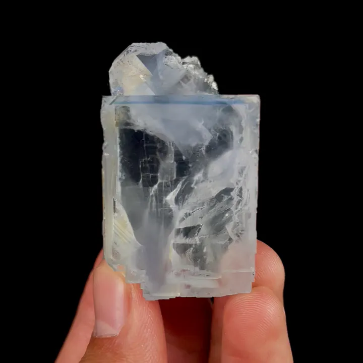 Natural Blue Cubic Fluorite, Mineral Specimen:Xianghualing,Hunan (30*45*35MM) - image 6