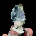 Natural Blue Cubic Fluorite, Mineral Specimen:Yaogangxian,Hunan (25*35*15MM) - image 2
