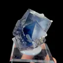 Natural Blue Cubic Fluorite, Mineral Specimen:Yaogangxian,Hunan (45*40*35MM) - image 2