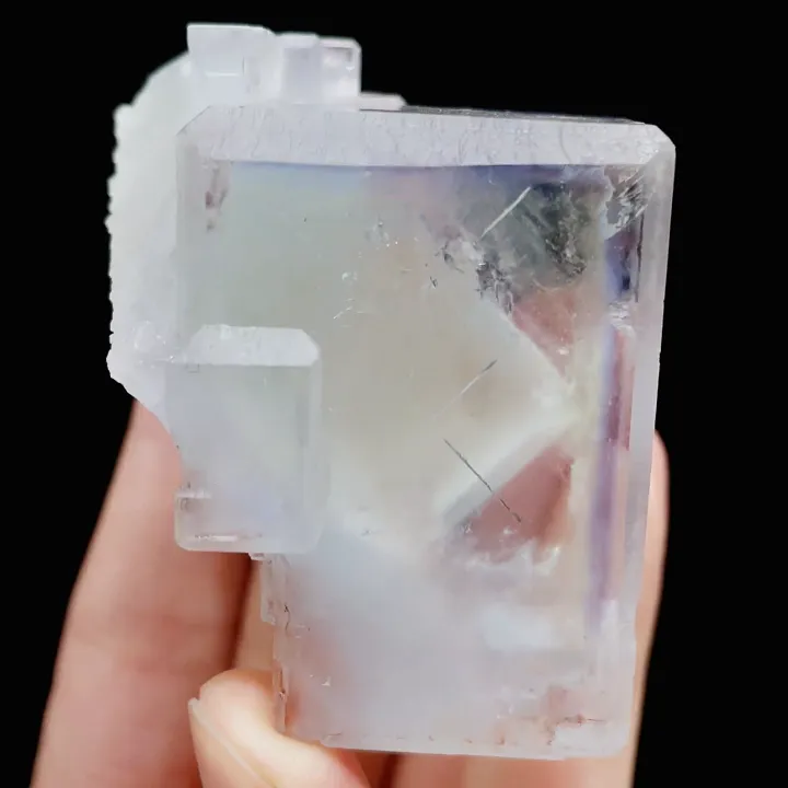 Natural Blue Cubic Fluorite, Mineral Specimen:Yaogangxian,Hunan (45*50*45MM) - image 3