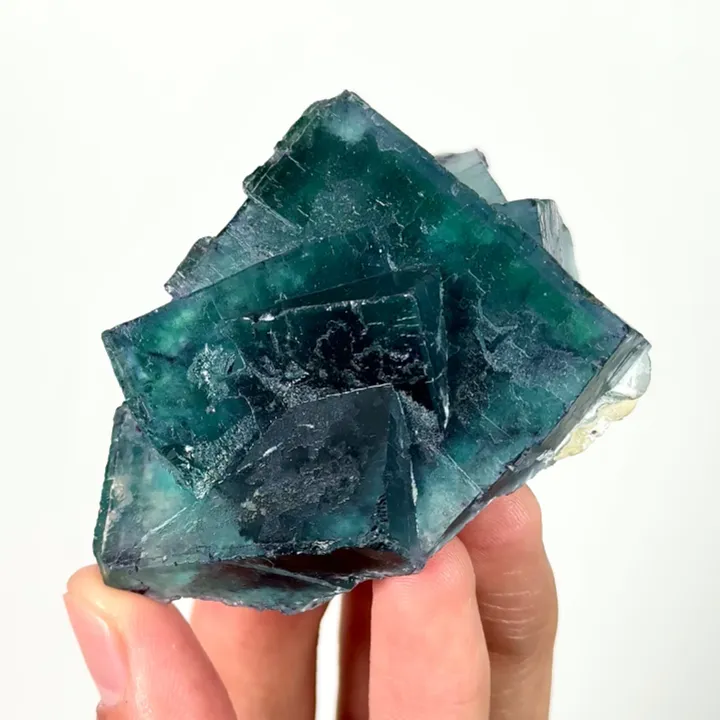 Natural Blue Cubic Fluorite, Mineral Specimen:Yaogangxian,Hunan (50*60*65MM) - image 5
