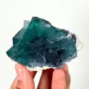 Natural Blue Cubic Fluorite, Mineral Specimen:Yaogangxian,Hunan (50*60*65MM) - image 4