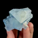 Natural Blue Cubic Fluorite, Mineral Specimen:Yaogangxian,Hunan (60*40*40MM) - image 4