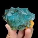 Natural Blue Cubic Fluorite, Mineral Specimen:Yaogangxian,Hunan (65*55*40MM) - image 3