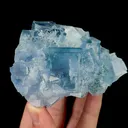 Natural Blue Cubic Fluorite, Mineral Specimen:Yaogangxian,Hunan (90*70*50MM) - image 1