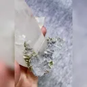 Natural Blue Cubic Fluorite & Quartz, Mineral Specimen: Yaogangxian,Hunan (50*95*55MM) - image 4