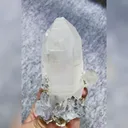 Natural Blue Cubic Fluorite & Quartz, Mineral Specimen: Yaogangxian,Hunan (50*95*55MM) - image 1