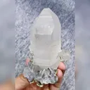 Natural Blue Cubic Fluorite & Quartz, Mineral Specimen: Yaogangxian,Hunan (50*95*55MM) - image 6