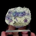 Natural Blue Cubic Phantom Fluorite Mineral Specimen,High Quality Specimen,YINDU,INNER MONGOLIA,CHINA(48*37*15mm) - image 3