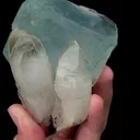 Natural Blue Fluorite and Bismuthinite Mineral Specimen,High Quality Specimen,YAO GANG XIAN,HUNAN,CHINA(80*65*96mm) - image 3