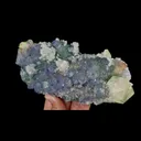 Natural Blue Fluorite and Calcite, Mineral Specimen:Fujian,China (160*70*70MM) - image 2