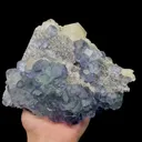 Natural Blue Fluorite and Calcite Mineral Specimen,High Quality Specimen,FUJIAN,CHINA(180*150*65mm) - image 1