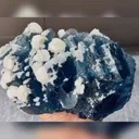 Natural Blue Fluorite and Calcite Symbiosis comes from Yaogangxian,Hunan 60*105*60MM - image 3