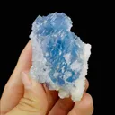 Natural Blue Fluorite and Calcite Symbiosis comes from Yaogangxian,Hunan 75*25*55MM - image 3