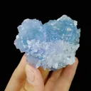 Natural Blue Fluorite and Calcite Symbiosis comes from Yaogangxian,Hunan 75*25*55MM - image 2