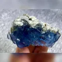 Natural Blue Fluorite and Calcite Symbiosis comes from Yaogangxian,Hunan 90*55*45MM - image 2