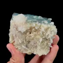 Natural Blue Fluorite and Calcite,Large Particles Fluorite Mineral Specimen:YAOGANGXIAN (70*45*70mm) - image 3