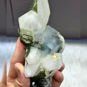 Natural Blue Fluorite and Crystal Coexist comes from Yaogangxian,Hunan  120*60*55MM - image 3