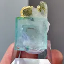 Natural Blue Fluorite  and Crystal Coexist comes from Yaogangxian,Hunan 20*20*30MM - image 5