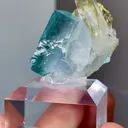 Natural Blue Fluorite  and Crystal Coexist comes from Yaogangxian,Hunan 20*20*30MM - image 4