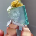 Natural Blue Fluorite  and Crystal Coexist comes from Yaogangxian,Hunan 20*20*30MM - image 3