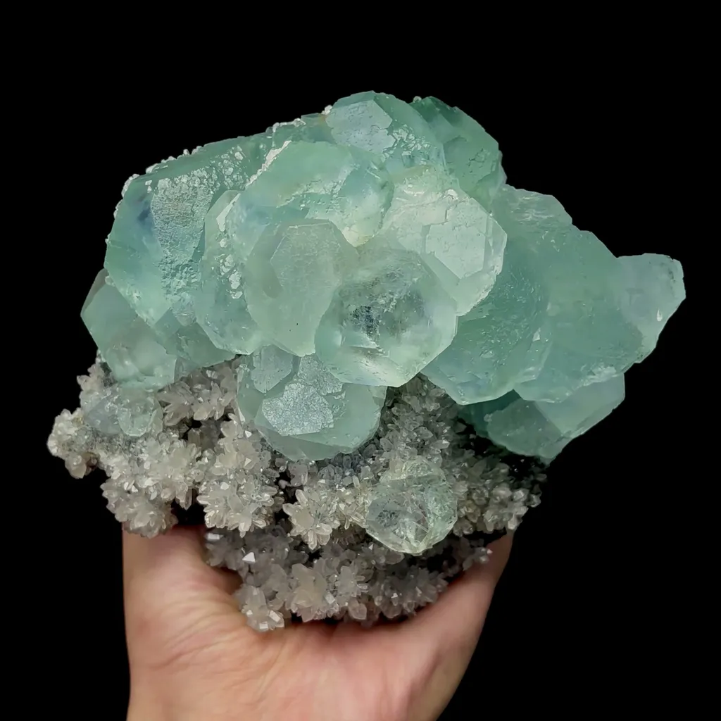 Natural Blue Fluorite and Crystal Mineral Specimen,High Quality Specimen,FUJIAN,CHINA(145*120*75mm) - image 4