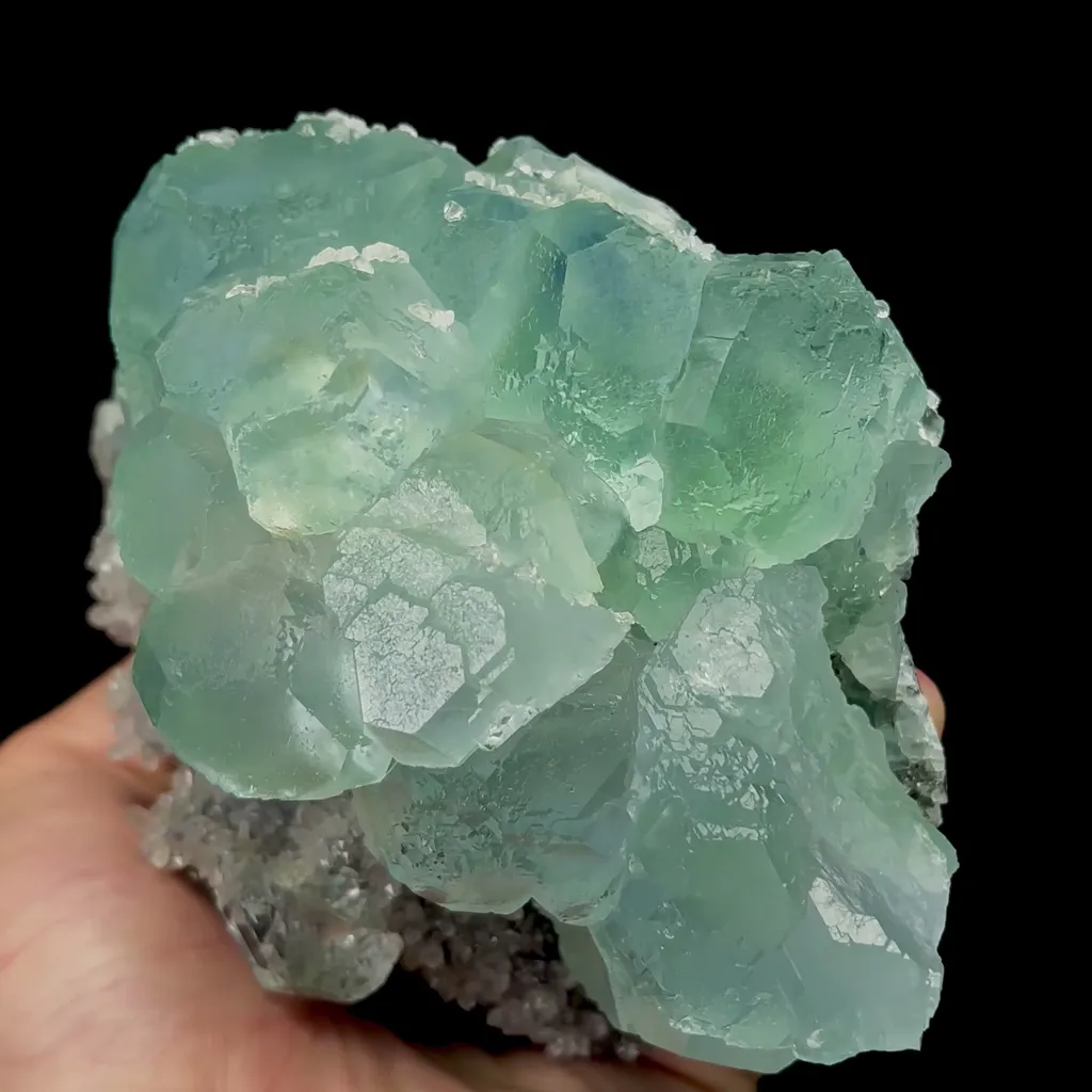 Natural Blue Fluorite and Crystal Mineral Specimen,High Quality Specimen,FUJIAN,CHINA(145*120*75mm) - image 3