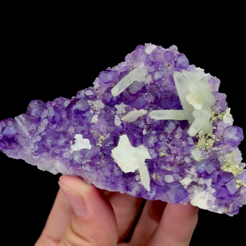 Natural Blue Fluorite and Crystal Mineral Specimen,High Quality Specimen,FUJIAN,CHINA(98*63*33mm) - image 2