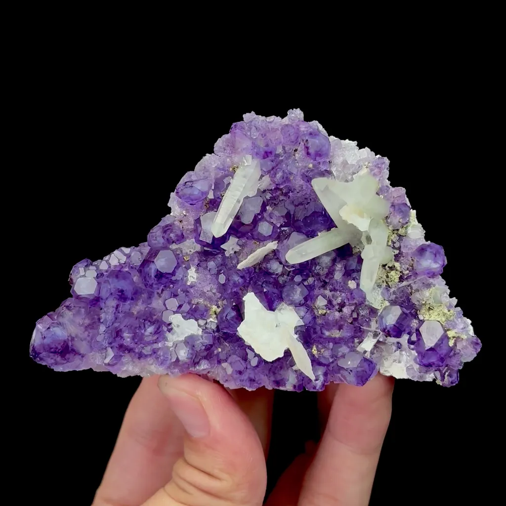 Natural Blue Fluorite and Crystal Mineral Specimen,High Quality Specimen,FUJIAN,CHINA(98*63*33mm) image